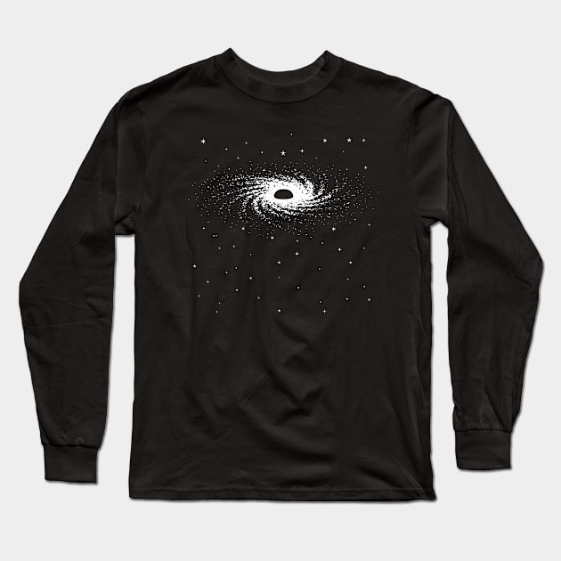 Black hole galaxy universe Long Sleeve T-Shirt by HBfunshirts